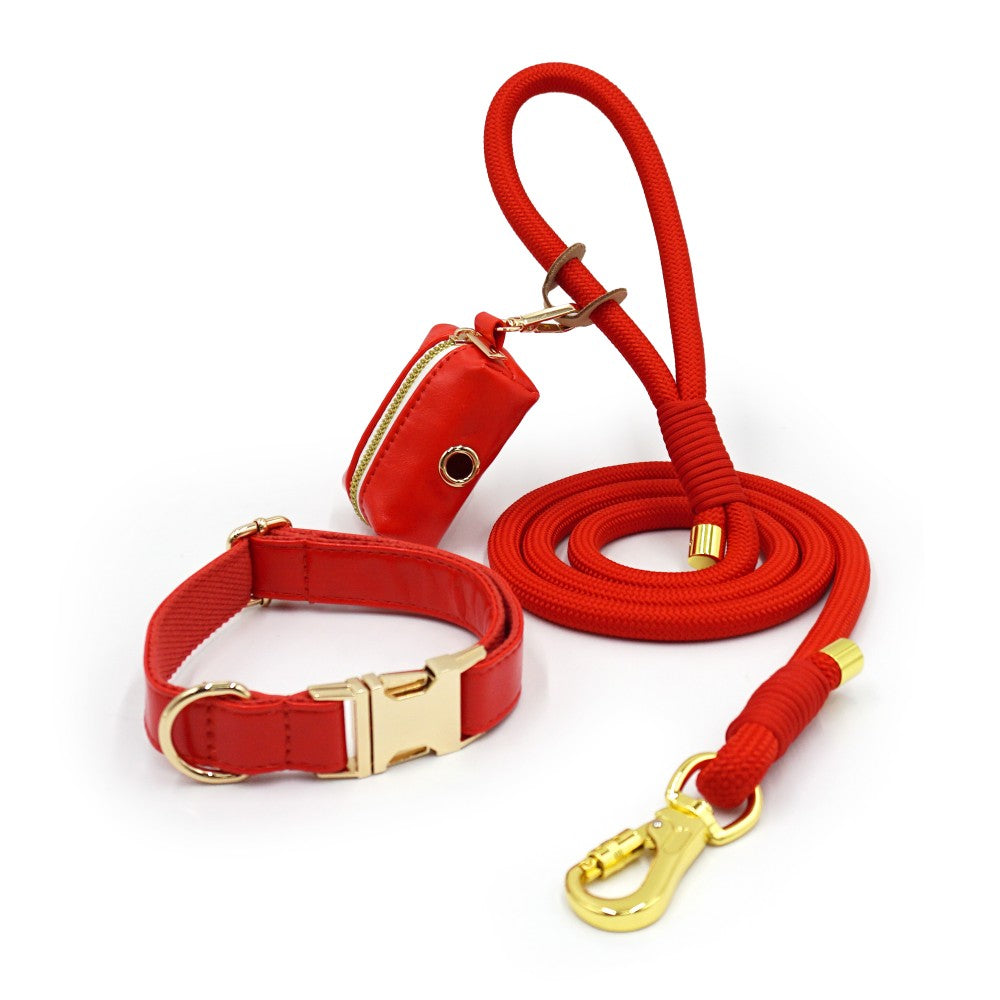 Dog Collar and Leash Set