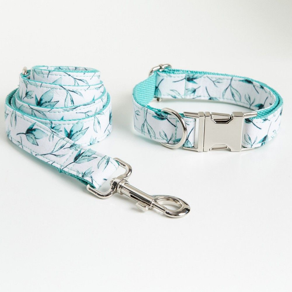 Custom Dog Collars&Leash with Name and Phone Number, Dog Gift