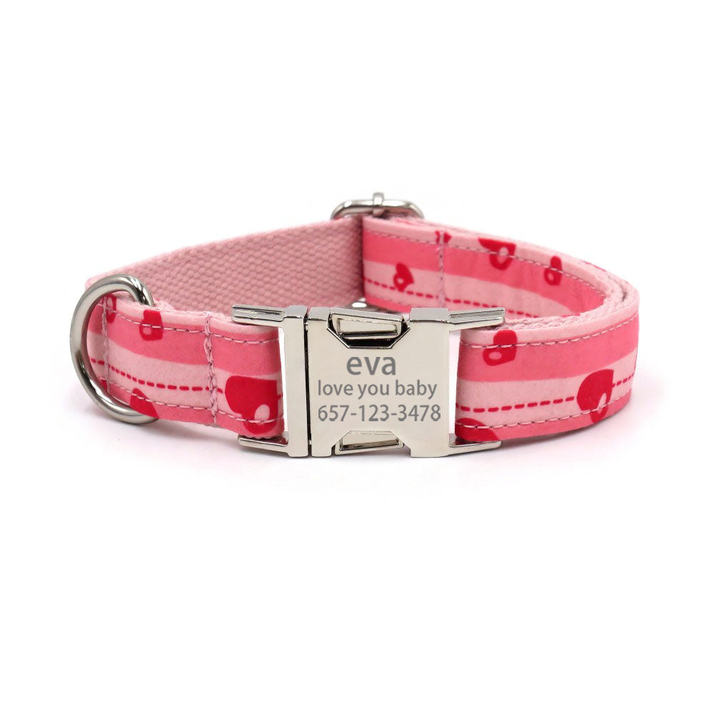 Custom Dog Collars With Name and Phone Number, Dog Gift