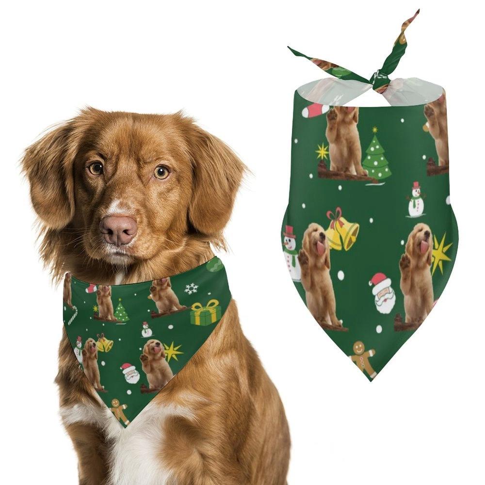 Upload Christmas Dog Bandana