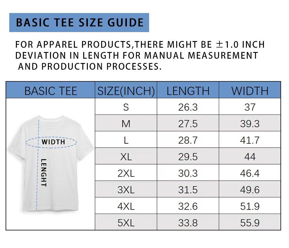 tee size